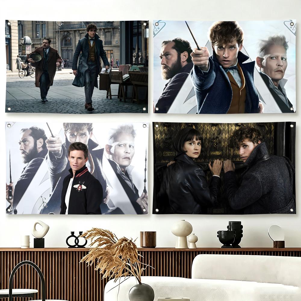 Outdoor Camping Movies - Fantasy Movie F-Fantastic Beasts Flags For