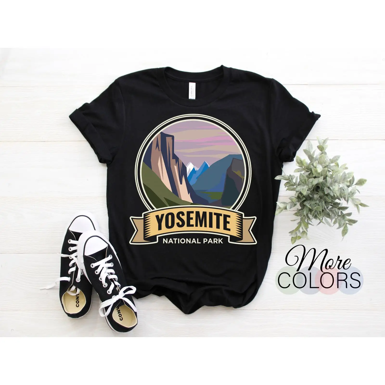 Outdoor Camping Yosemite - Yosemite National Park Vintage T Shirt