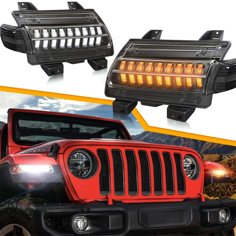 Outdoor Camping Jeep - LED Turn Signal Lights DRL with