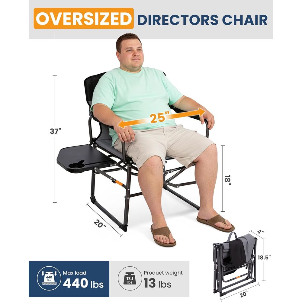 Oversized Camping Directors Ch - Folding Chair 评论和价格