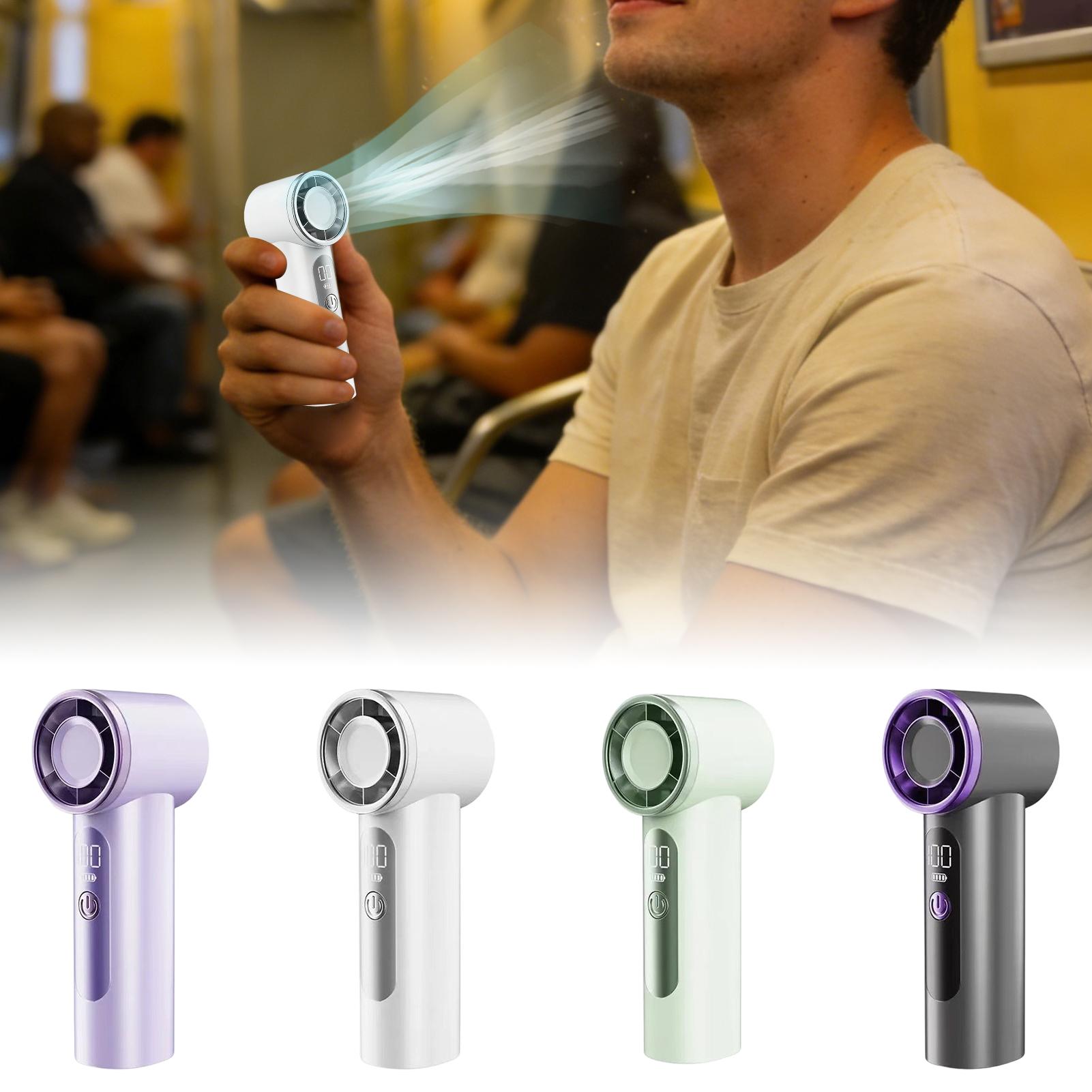 USB Rechargeable Mini Handheld - Outdoor Camping Misting Fan 评论和价格