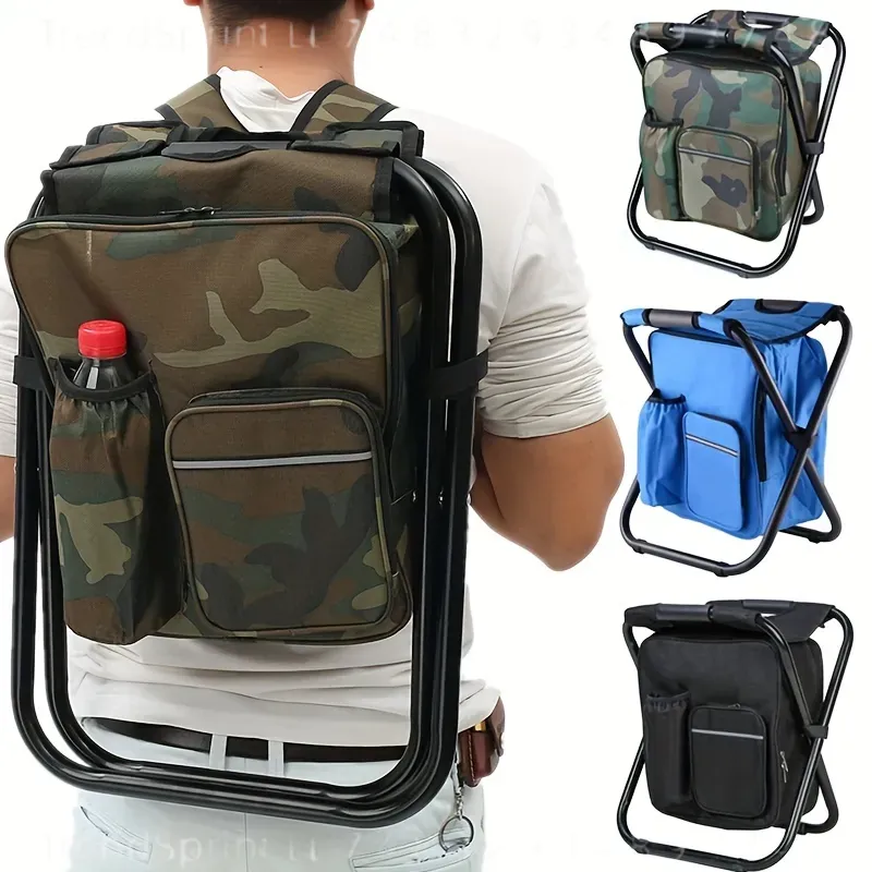 2-in-1 Portable Folding Fishin - Folding Chair 评论和价格