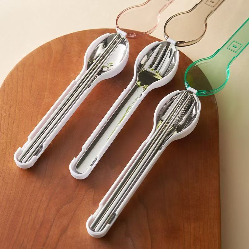 Portable Cutlery Set with Stor - Outdoor Camping Knife 评论和价格