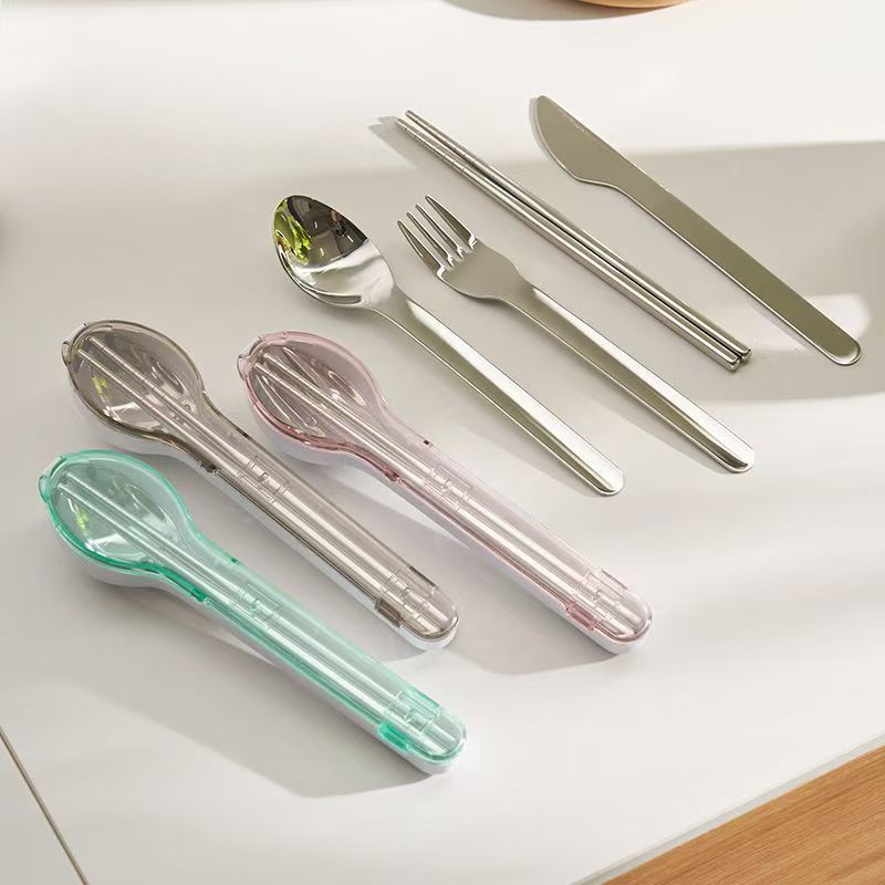 Portable Cutlery Set with Stor - Outdoor Camping Knife 评论和价格