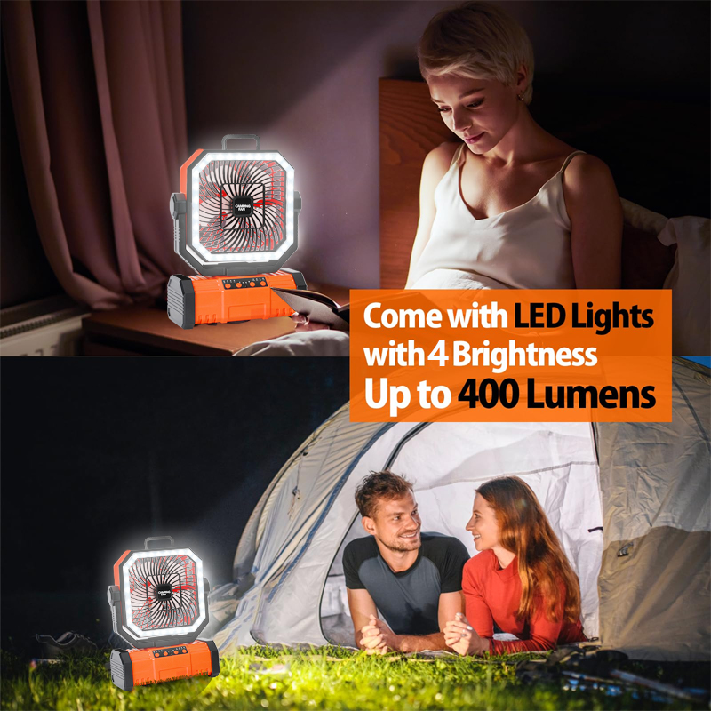 20000mAh Camping Ceiling Fan R - Outdoor Camping Misting Fan 评论和价格