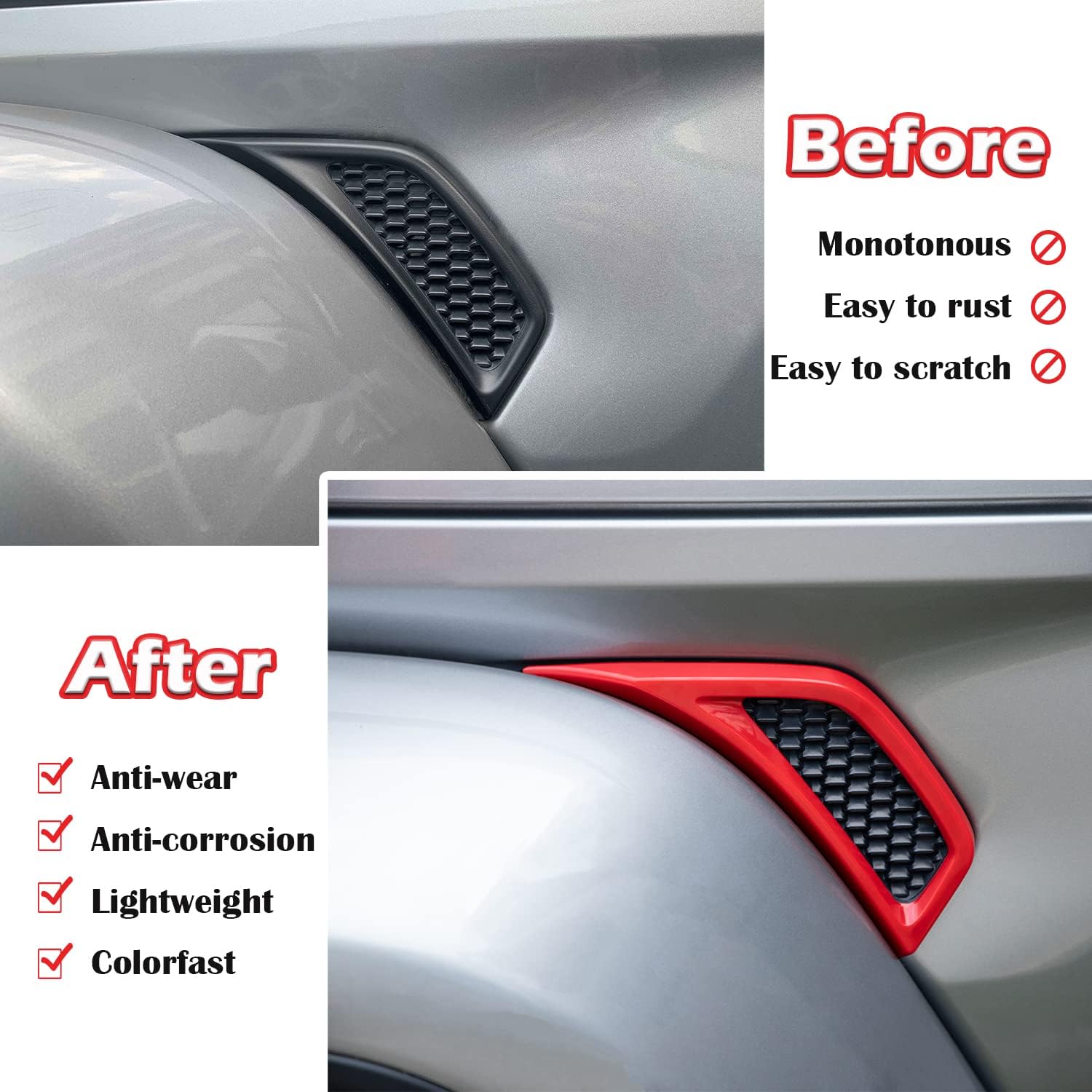 Hood Vents Engine Hood Hinge S - Outdoor Camping Jeep 评论和价格