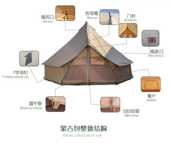 Hot Sale 3M/4M/5M/6M/7M Outdoo - Camping Zelt Outdoor 评论和价格