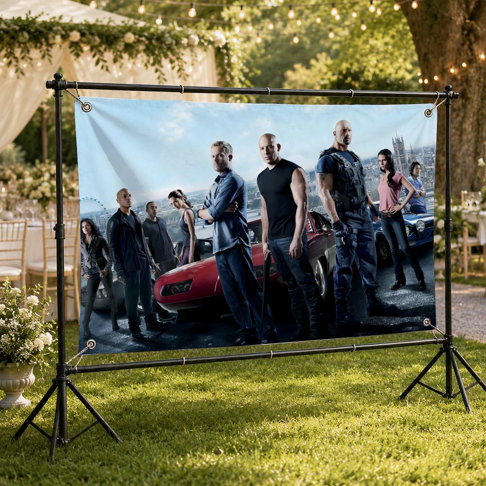 Action Movie F-Fast & Furious  - Outdoor Camping Movies 评论和价格