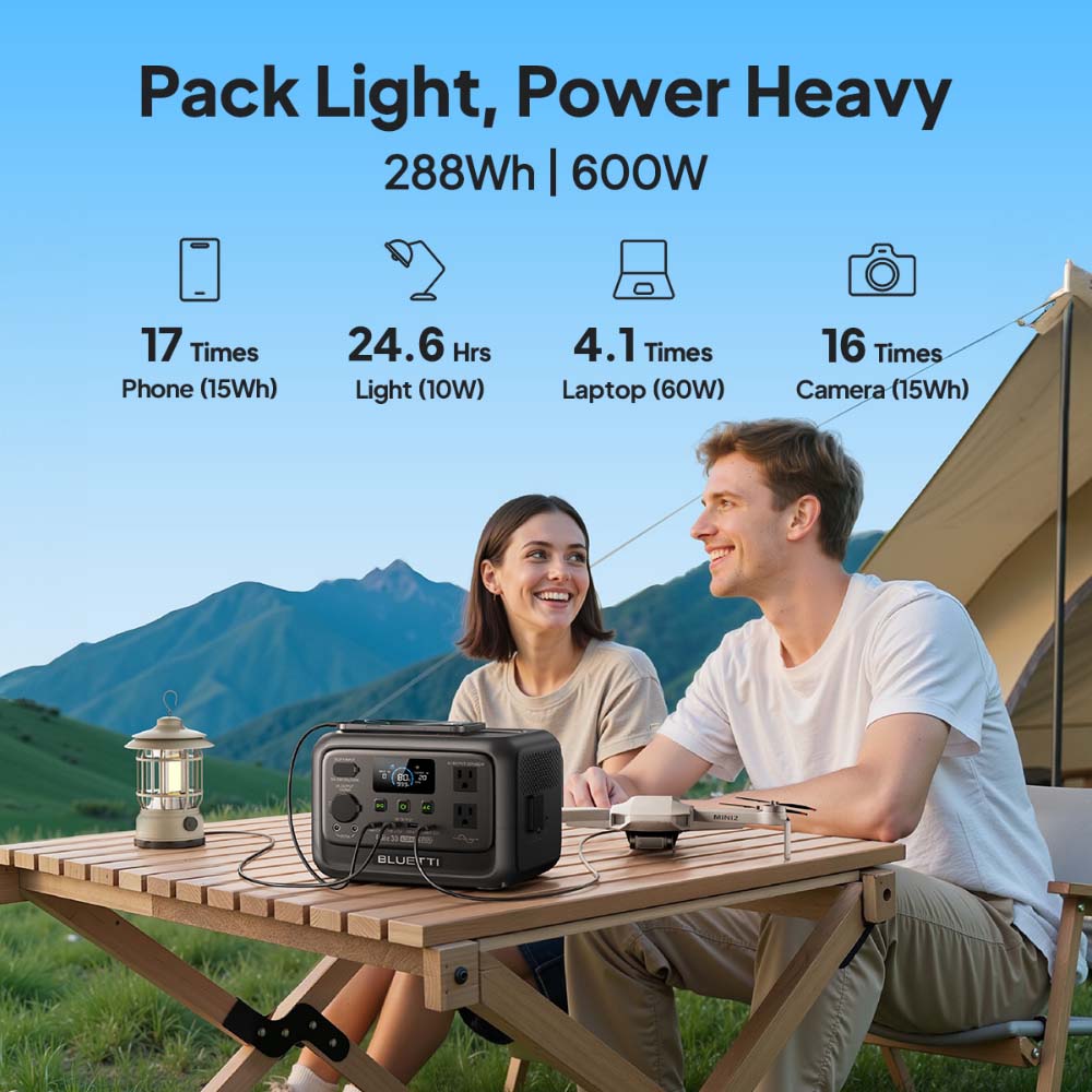 【Renew】BLUETTI Elite 30 V2 Por - Outdoor Camping Outfit 评论和价格