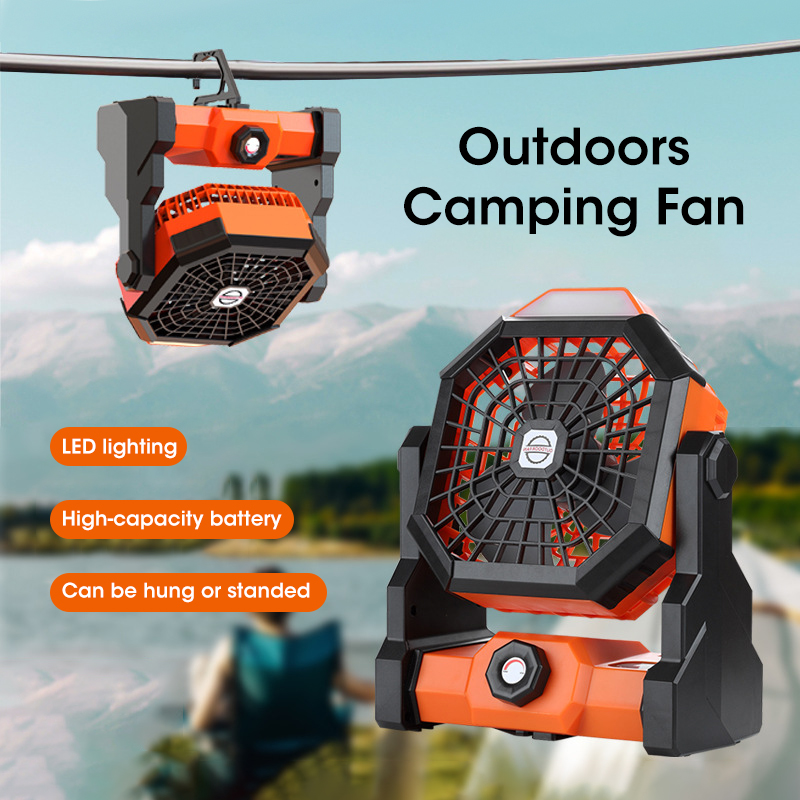 10000mAh Camping Fan with LED  - Outdoor Camping Misting Fan 评论和价格