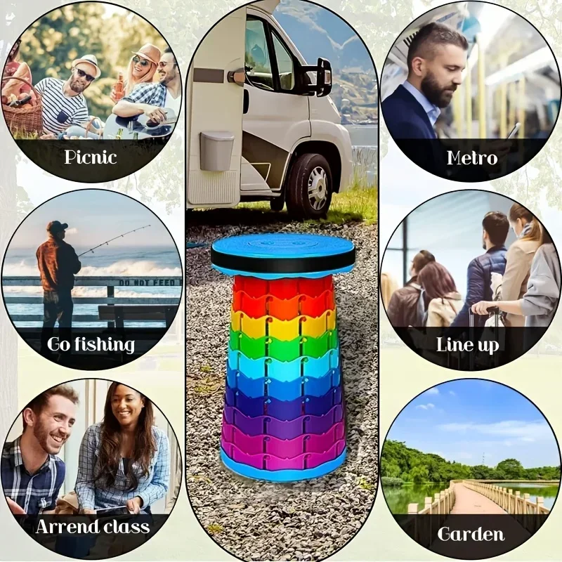 Rainbow Telescopic Camping Sto - Folding Chair 评论和价格