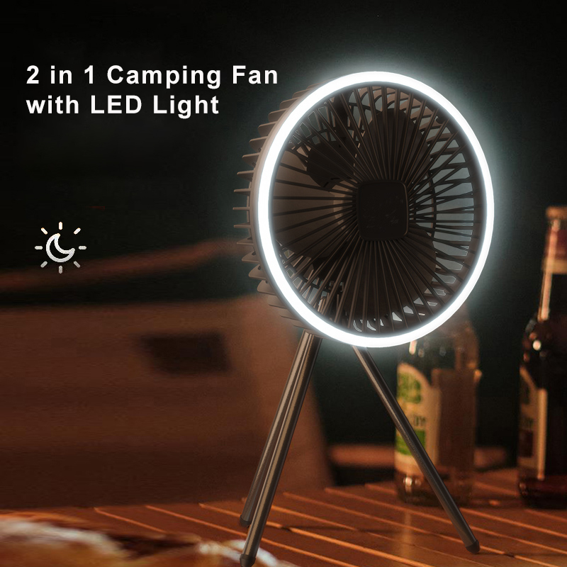 Portable Camping Fan 10000mAh  - Outdoor Camping Misting Fan 评论和价格