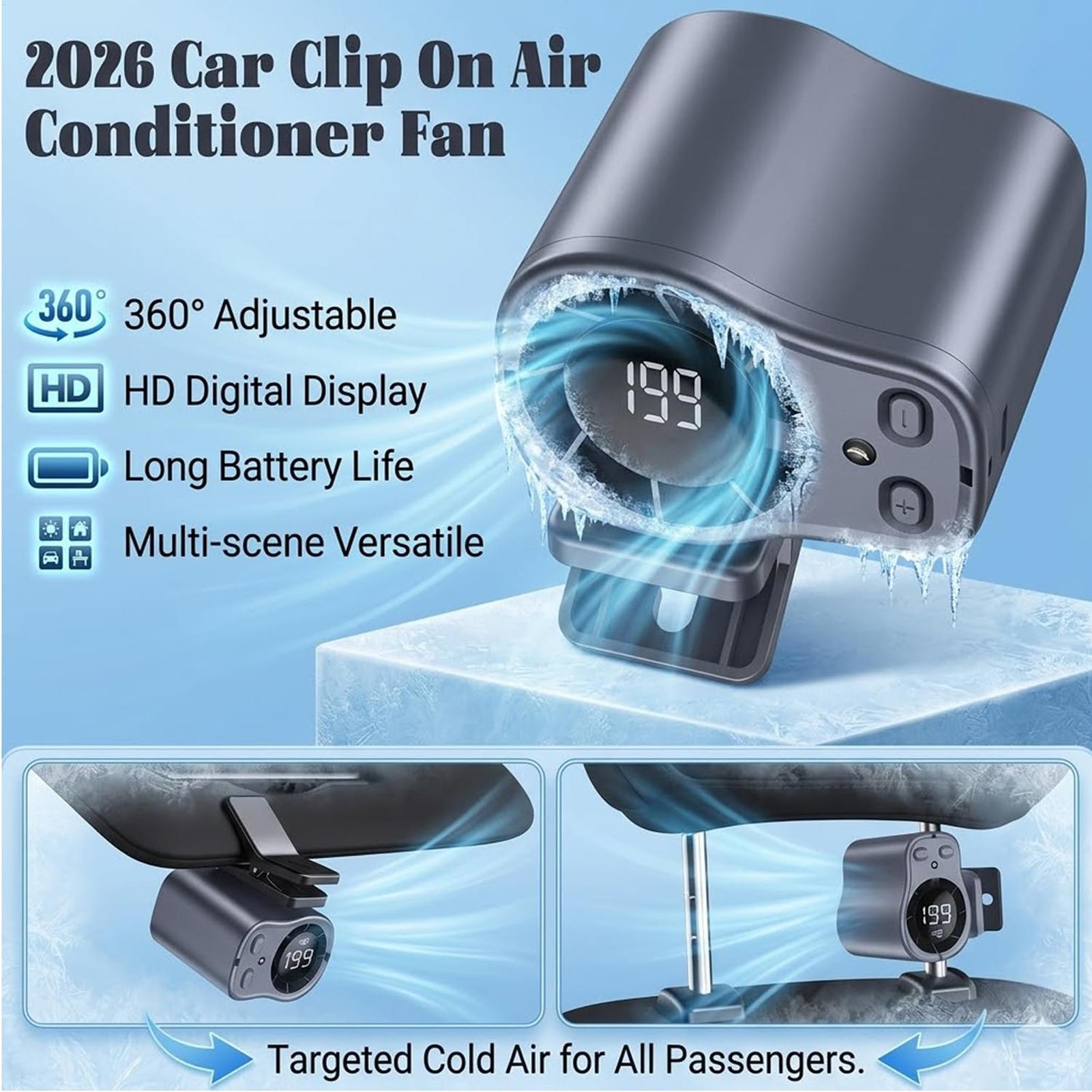 Semiconductor Cooling Car Fan  - Outdoor Camping Misting Fan 评论和价格