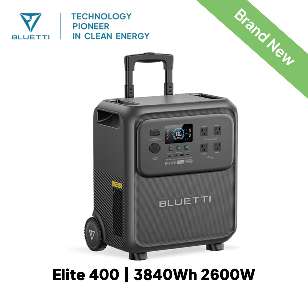 BLUETTI Elite 400 2600W 3840Wh - Outdoor Camping Outfit 评论和价格