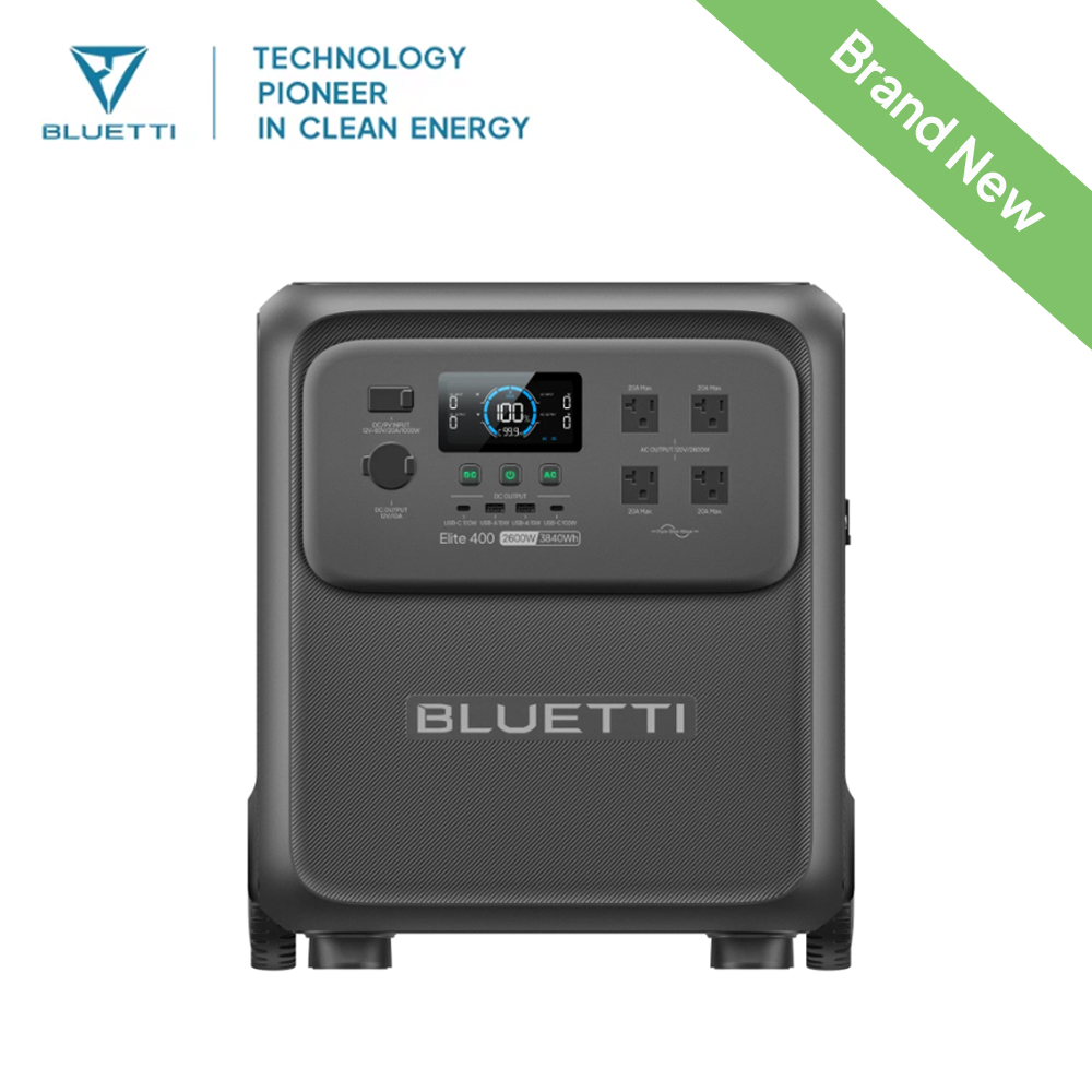 BLUETTI Elite 400 2600W 3840Wh - Outdoor Camping Outfit 评论和价格