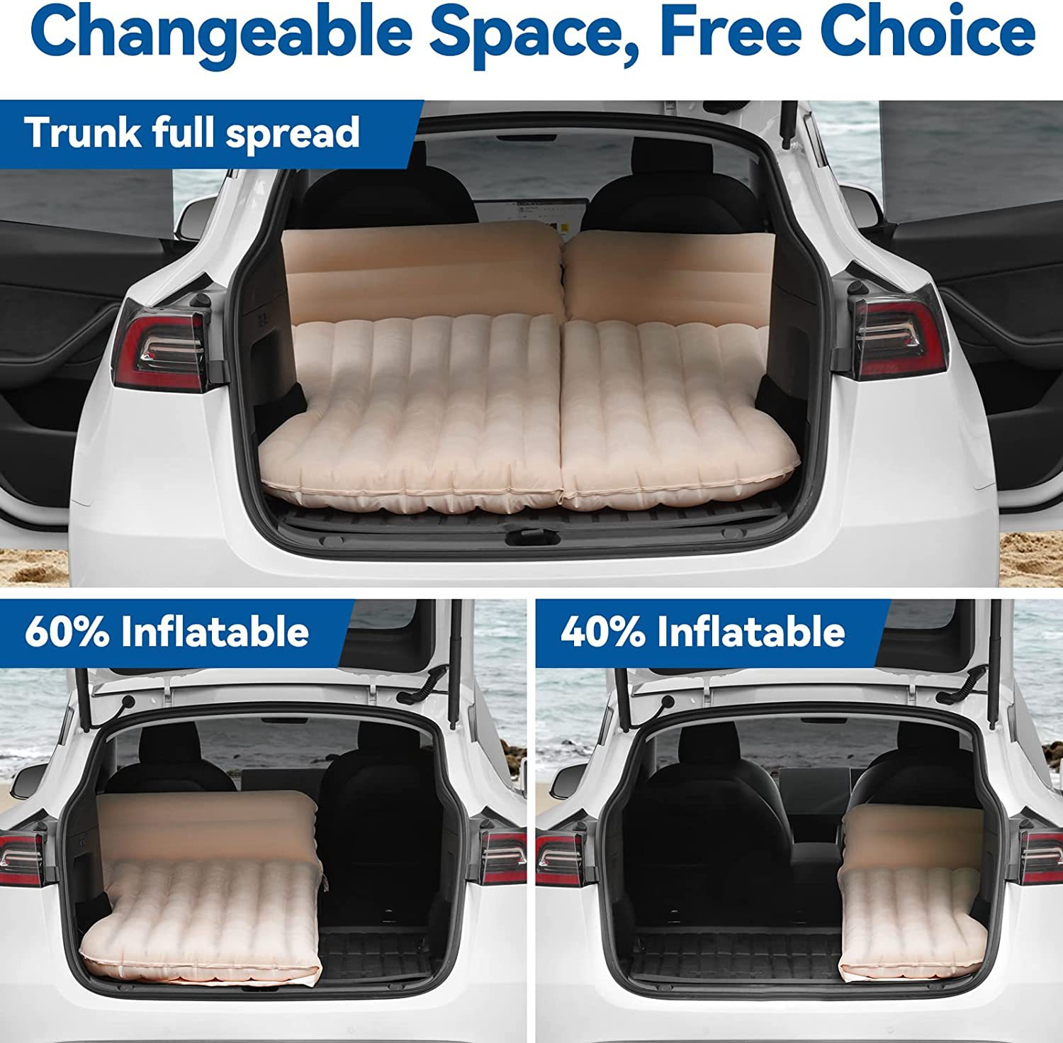 Car Inflatable Bed For Tesla M - Bed Outdoor Camping 评论和价格