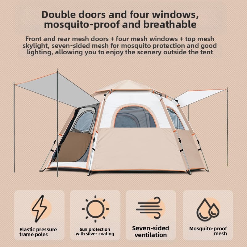 Custom Portable 5-8 Person Cam - Camping Zelt Outdoor 评论和价格