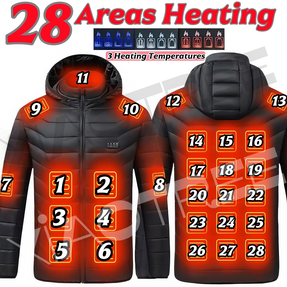 28 Areas Men Women's Heating J - Outdoor Camping Outfit 评论和价格