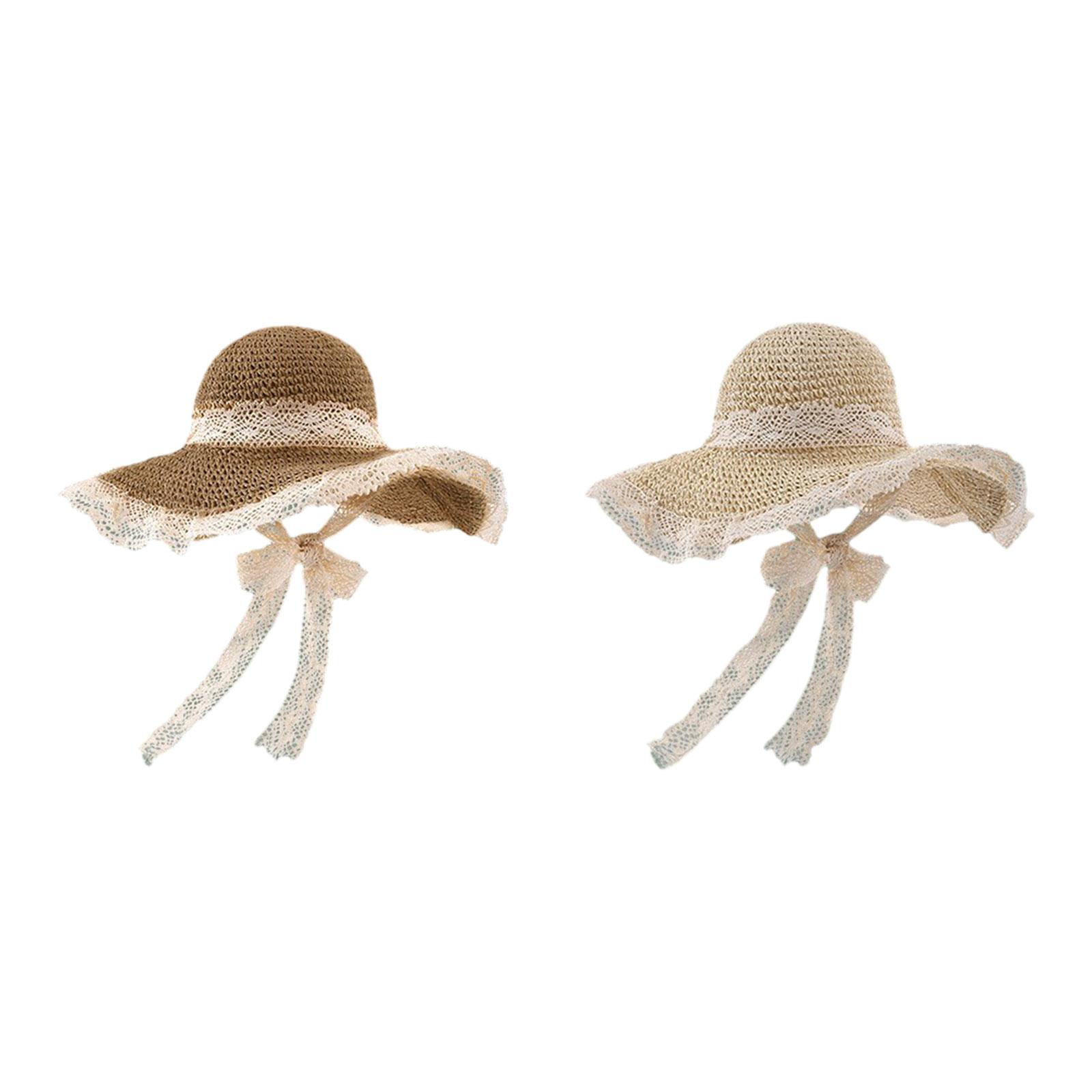 Lace Trim Brim Sun Hat Sun Pro - Outdoor Camping Show 评论和价格