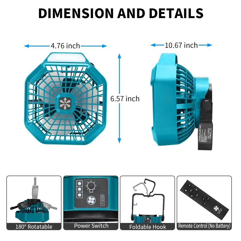 Portable Outdoor Fan for Bosch - Outdoor Camping Misting Fan 评论和价格