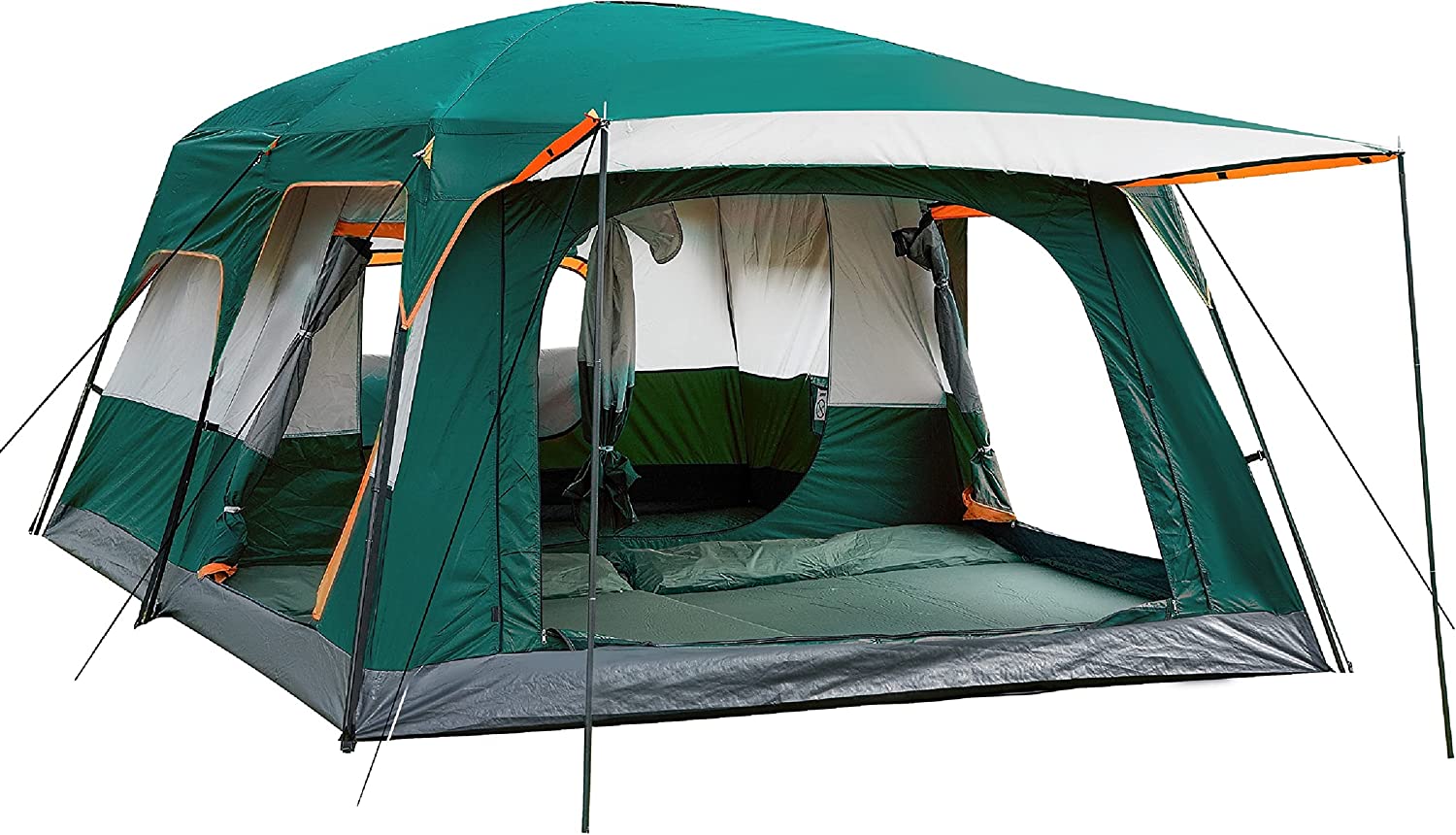 WOQI Two Room extra Large Outd - Outdoor Camping Tent Waterproof 评论和价格