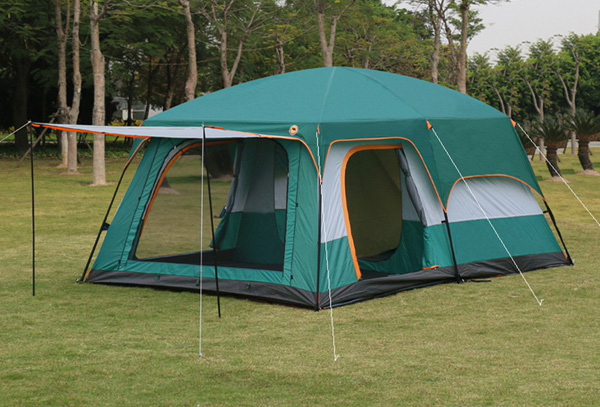 WOQI Two Room extra Large Outd - Outdoor Camping Tent Waterproof 评论和价格