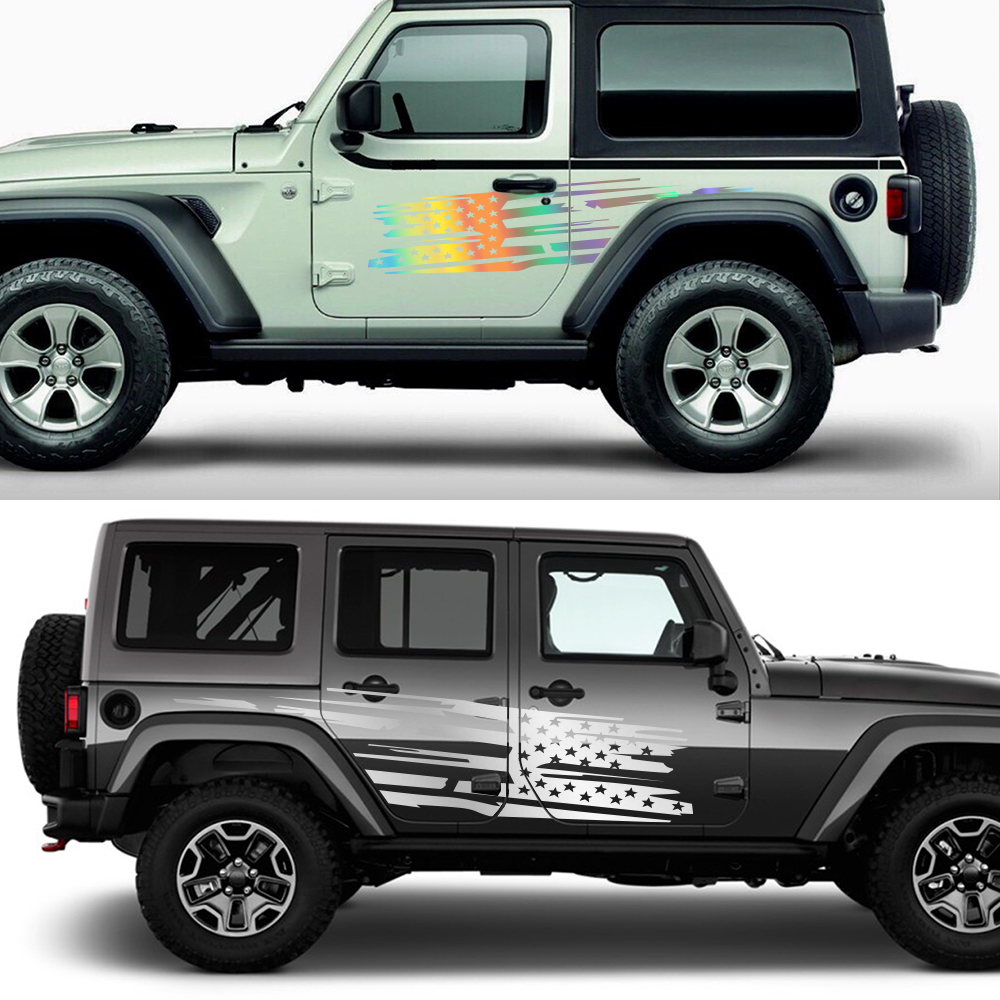 Car Door Side Stickers For Jee - Outdoor Camping Jeep 评论和价格