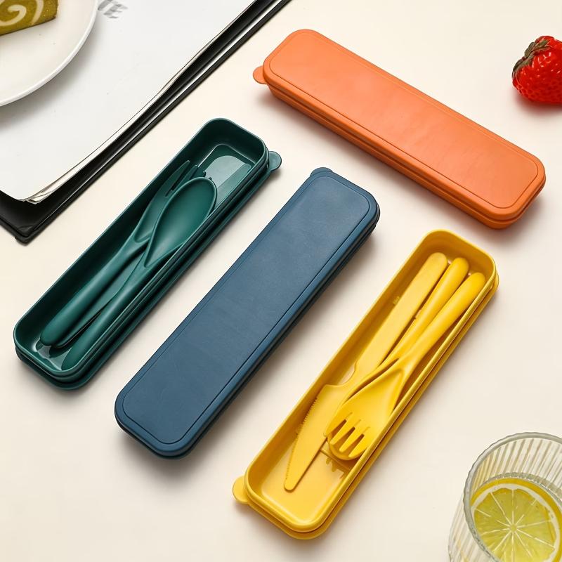 [Wheat Straw Reusable Cutlery  - Outdoor Camping Knife 评论和价格